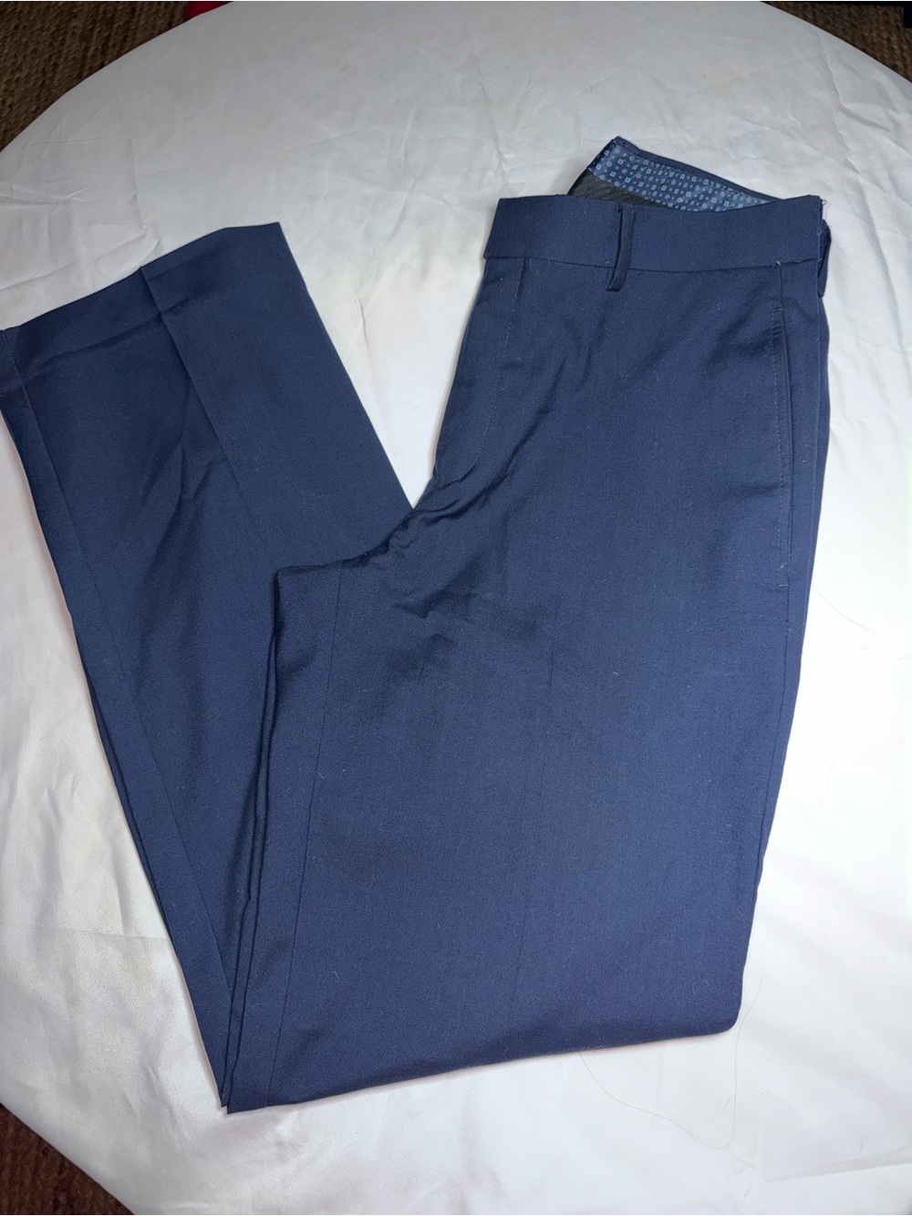 Ralph Lauren Navy Tailored Dress Pants
